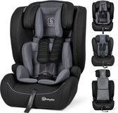 BabyGO FreeMove i-Size - Siège auto pour enfants de 76 à 150 cm - Attache ceinture de sécurité auto - Grijs
