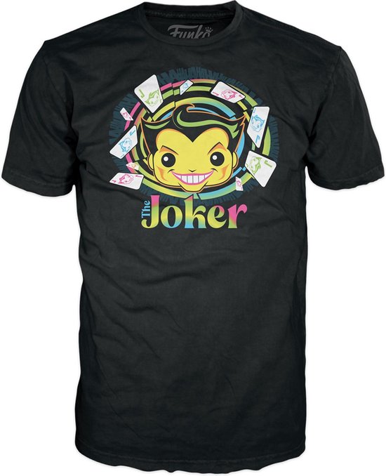 Logoshirt® DC Comics - Batman - Joker I Camiseta Estampada - Mujer y Hombre I Negro I Diseño Original con Licencia, Talla XS