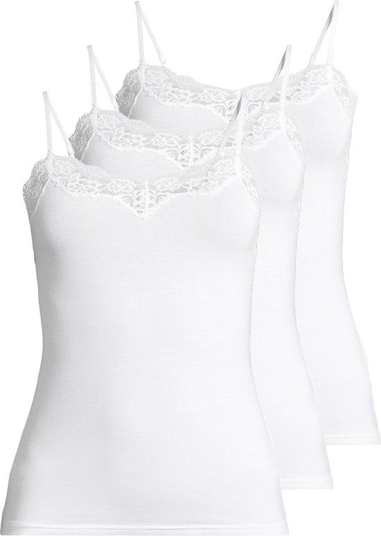 SCHIESSER Personal Fit singlet (1-pack), dames bruine spaghettitop SCHIESSER Personal Fit singlet (1-pack), dames bruine spaghettitop