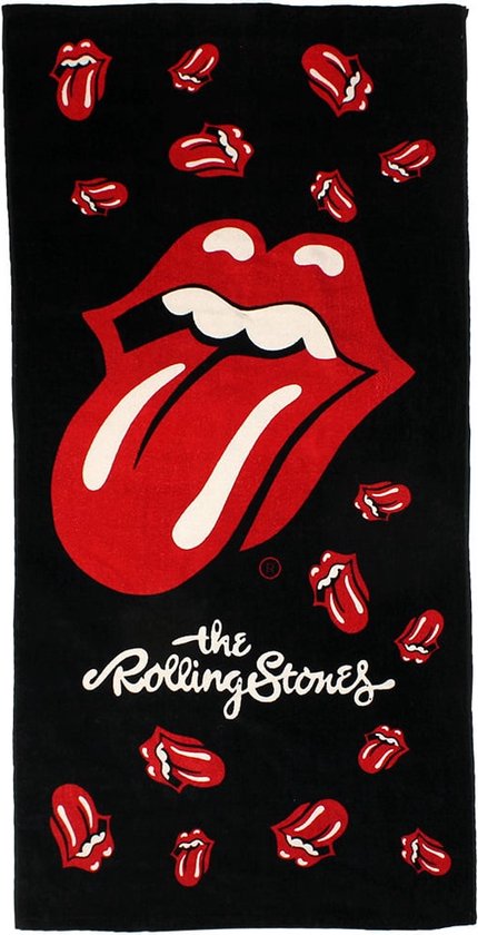 The Rolling Stones Licks Badlaken Strandlaken 70x140cm - Officiële Merchandise