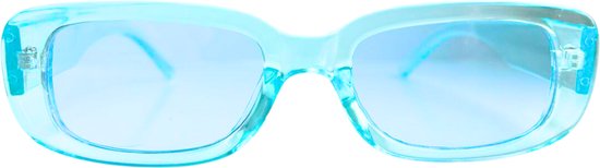 RANO - Hippe bril - Blauw - Festival bril / Rave bril / Techno bril / accessoires / feest bril / gekke bril / verkleed bril