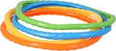 Duikringen zwembad speelgoed - set van 8x - verschillende kleuren - kunststof