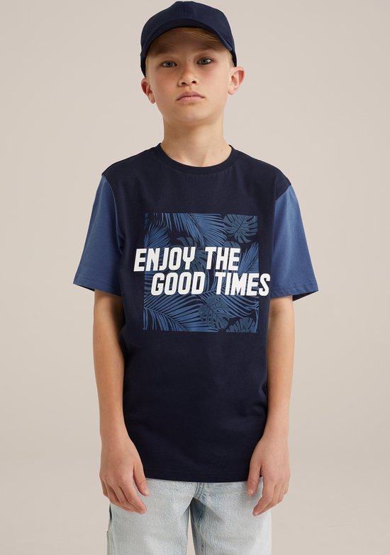 WE Fashion Jongens T-shirt met opdruk