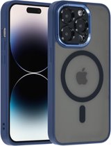Coque arrière et TPU iPhone 14 Pro - Compatible Magsafe - Translucide - Bleu