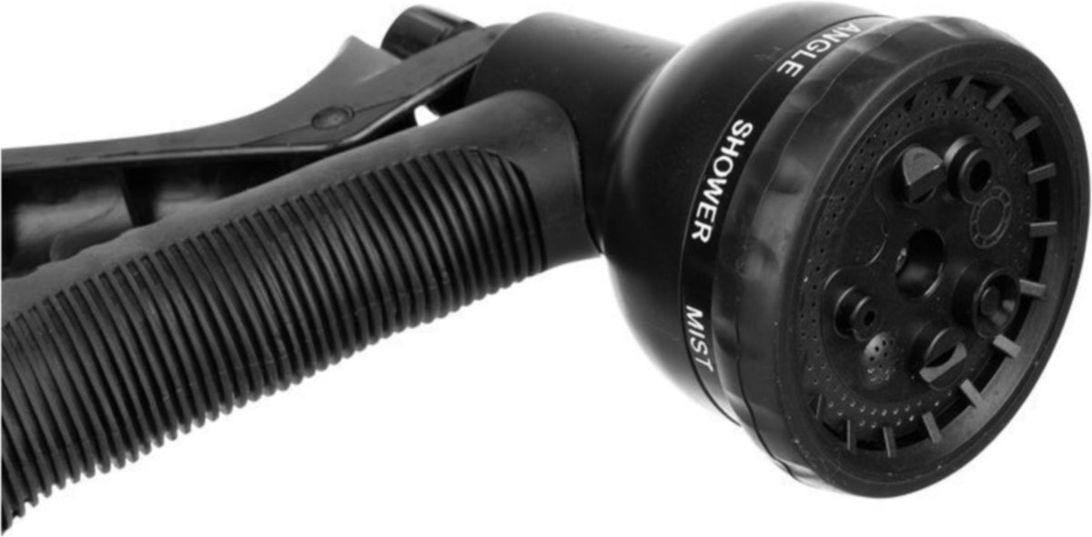 Ariko complete tuinslang set - flexibele tuinslang – 45 meter - incl. sproeikop ophanghaak en opbergzak - Elastische garden hose 45m – uitrekbare tuinslang – tuinsproeier - zwart – foto 7