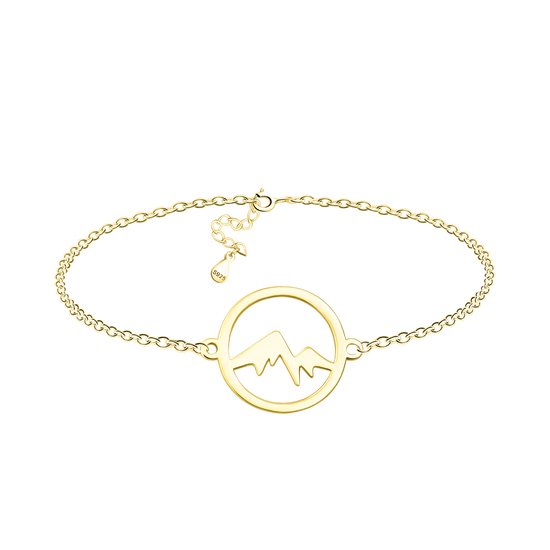 Sofia Milani Bracciale Donna In Argento 925 Con Zircone E Ciondolo Fiore, Placcato Rodio, Ipoallergenico