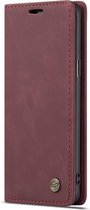 CaseMe Book Case - Geschikt voor Samsung Galaxy S9 Hoesje - Bordeaux
