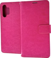 Bookcase Geschikt voor: Samsung Galaxy A32 5G - Roze - portemonnee hoesje