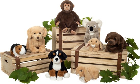 Hermann Teddy Knuffeldier hond Berner Sennen - pluche - premium knuffels - multi kleuren - 26 cm van Hermann Teddy — afbeelding 3