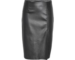Noisy may Rok Nmclara Hw Slit Midi Length Skirt 27028386 216869 Black Dames Maat - XS
