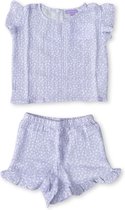 Swim essentials Strand kleding Set Meisjes Lila Panterprint - Muslin 74/80