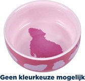 Trixie voerbak caviamotief keramiek assorti (250 ML 11 CM)