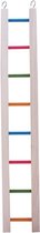 Happy Pet Vogelklimladder 8-treeds 92 Cm Hout Wit