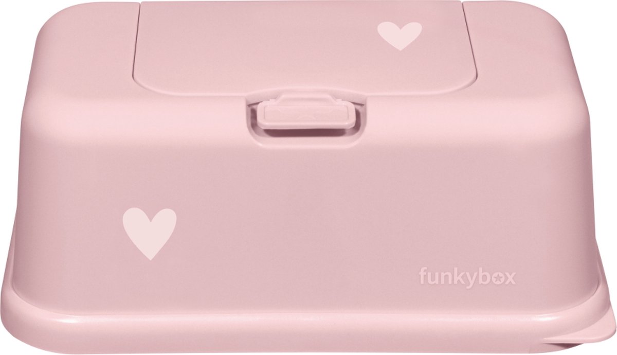 Goedkoopste Funky Box billendoekjes box Little heart pale pink