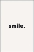 Walljar - Smile - Muurdecoratie - Poster