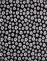 Zwarte sprei / deken 120x150 cm - Mickey Mouse DISNEY