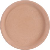 Mica Stan bord rond terra antiek D13,5cm