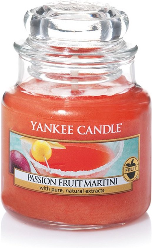 Yankee Candle Geurkaars Small PassionFruit Martini - 9 cm / ø 6 cm