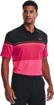 UA Playoff Polo 2.0-Black / Knock Out / Penta Pink