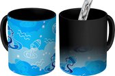 Magische Mok - Foto op Warmte Mokken - Koffiemok - Aquarius - Design - Zodiac - Magic Mok - Beker - 350 ML - Theemok