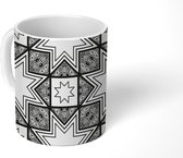 Mok - Koffiemok - Sterren - Patronen - Vintage - Mokken - 350 ML - Beker - Koffiemokken - Theemok