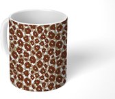 Mok - Koffiemok - Patronen - Luipaardprint - Stippen - Mokken - 350 ML - Beker - Koffiemokken - Theemok