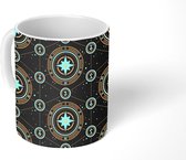 Mok - Patroon - Sterrenbeeld - Sterren - Mokken - 350 ML - Beker - Uitdeelcadeautjes
