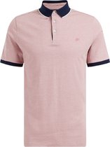 WE Fashion Heren fijngetreepte polo