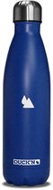RVS thermosfles - marineblauw - 500 ml - waterfles - drinkfles - sport
