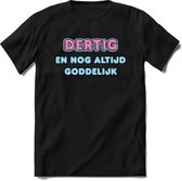 30 Jaar Goddelijk - Feest kado T-Shirt Heren / Dames - Licht Blauw / Licht Roze - Perfect Verjaardag Cadeau Shirt - grappige Spreuken, Zinnen en Teksten. Maat M