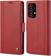 Classic Book Case - Samsung Galaxy A53 Hoesje - Rood