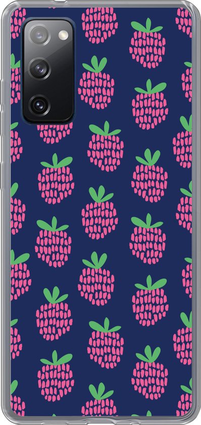 Coque Samsung Galaxy S20 FE - Motif - Framboise - Rétro - Coque de téléphone en Siliconen