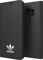 Samsung Galaxy S9 Plus Hoesje - adidas Originals - New Basics Serie - Hard Kunststof Bookcase - Zwart - Hoesje Geschikt Voor Samsung Galaxy S9 Plus