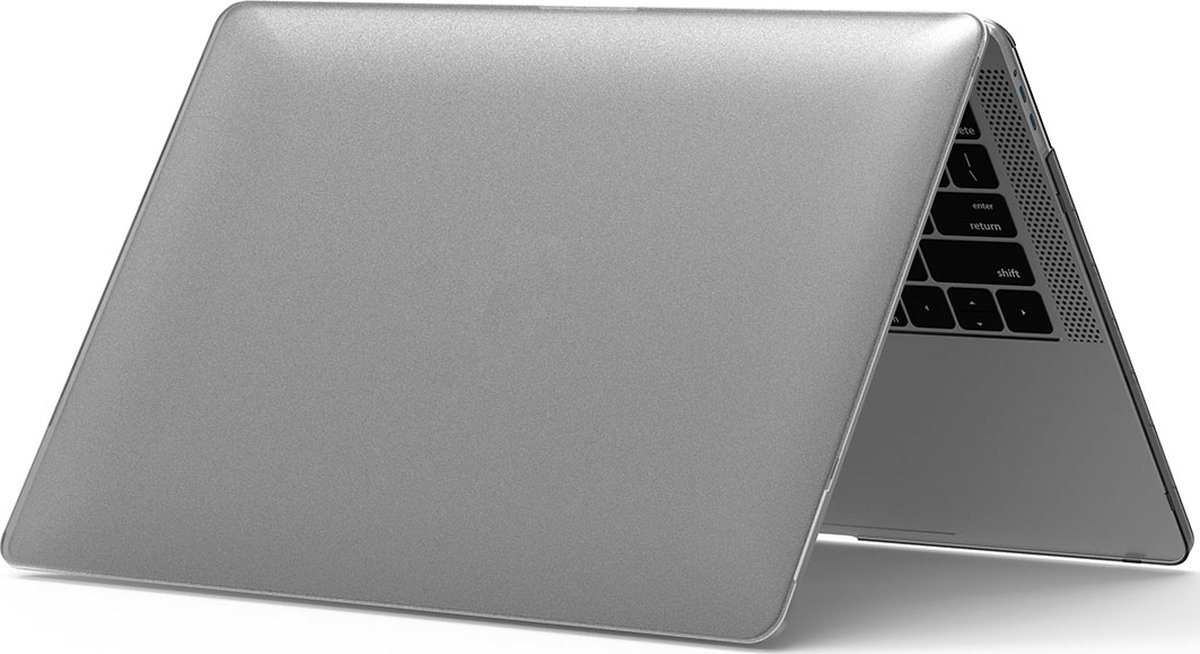 WIWU Hardshell - Laptophoes geschikt voor Apple MacBook Air 13 Inch (2018-2020) Hoes Hardshell MacBook Case - Grijs