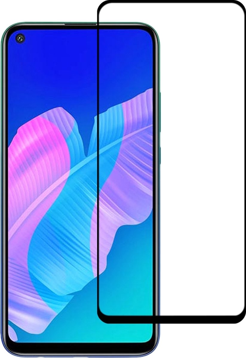Mobigear Screenprotector geschikt voor Huawei P40 Lite E Glazen | Mobigear Premium Screenprotector - Case Friendly - Zwart