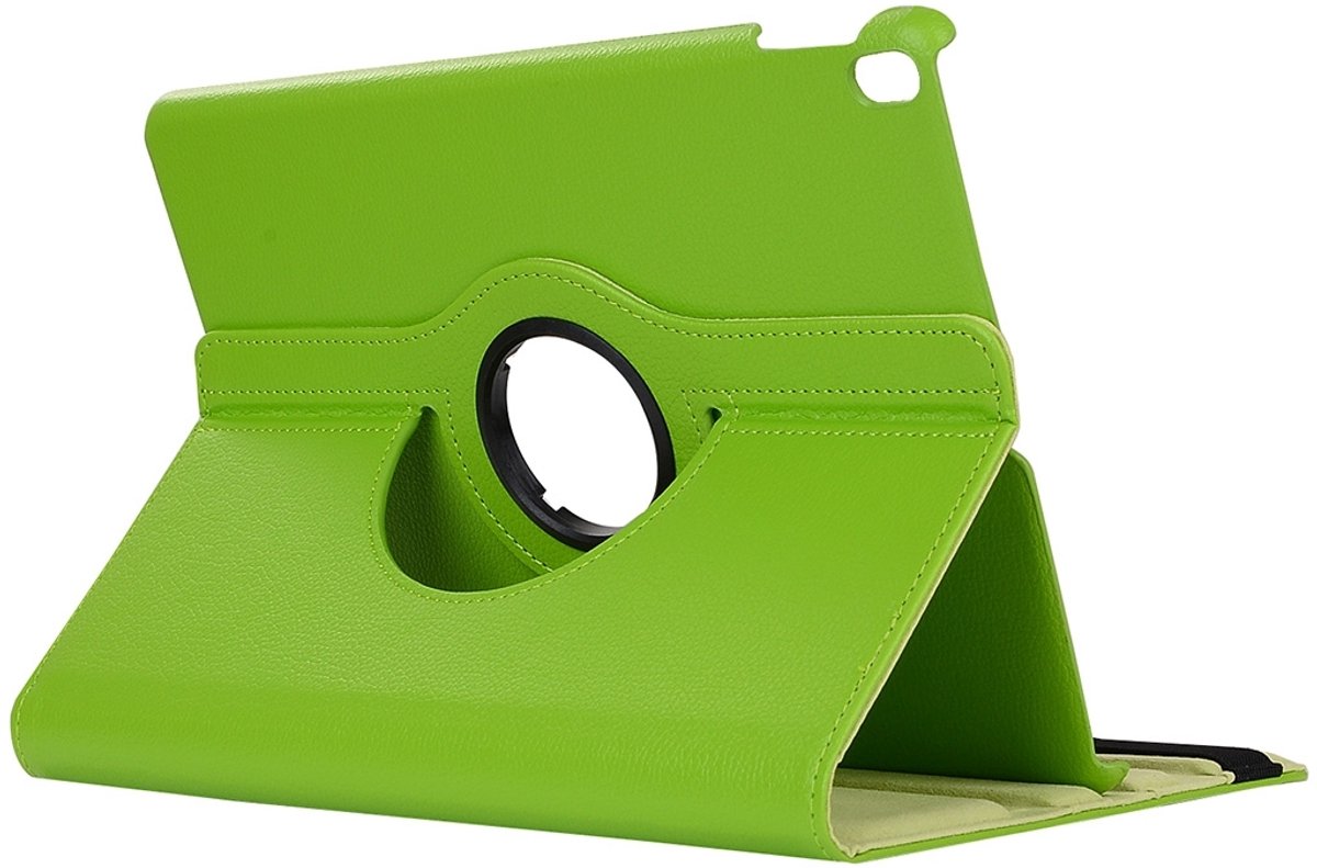 Mobigear Tablethoes geschikt voor Apple iPad Pro 10.5 Inch (2017) Hoes | Mobigear DuoStand Draaibare Bookcase - Groen
