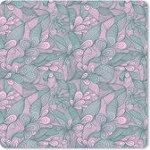 Muismat - Mousepad - Patroon - Bloemen - Design - 30x30 cm - Muismatten
