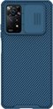 Nillkin CamShield Hoesje voor de Xiaomi Redmi Note 11 Pro (5G) - Back Cover met Camera Slider Blauw