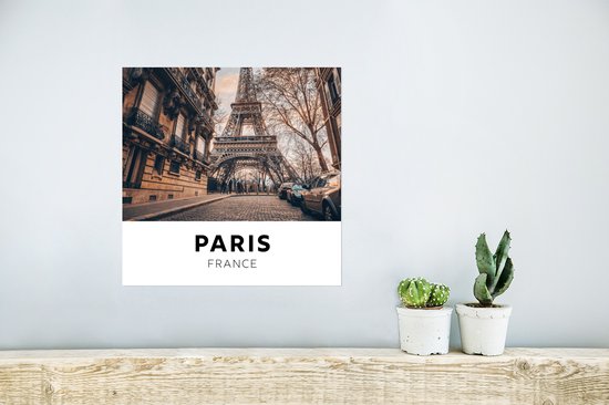Affiche Paris - France - Tour Eiffel - 30x30 cm