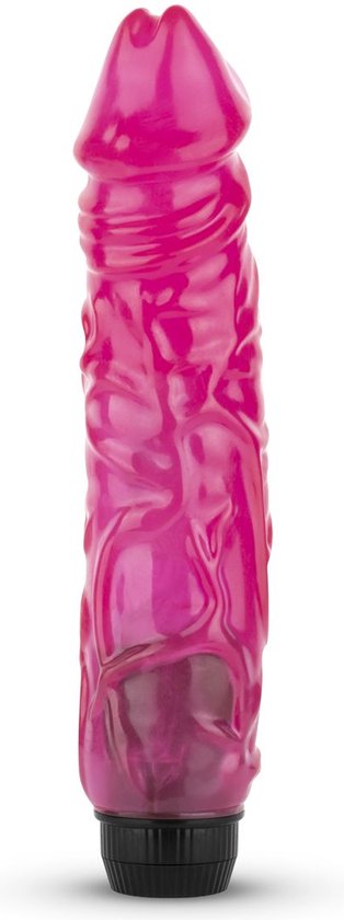 Foto: Jelly supreme realistische vibrator roze glitters