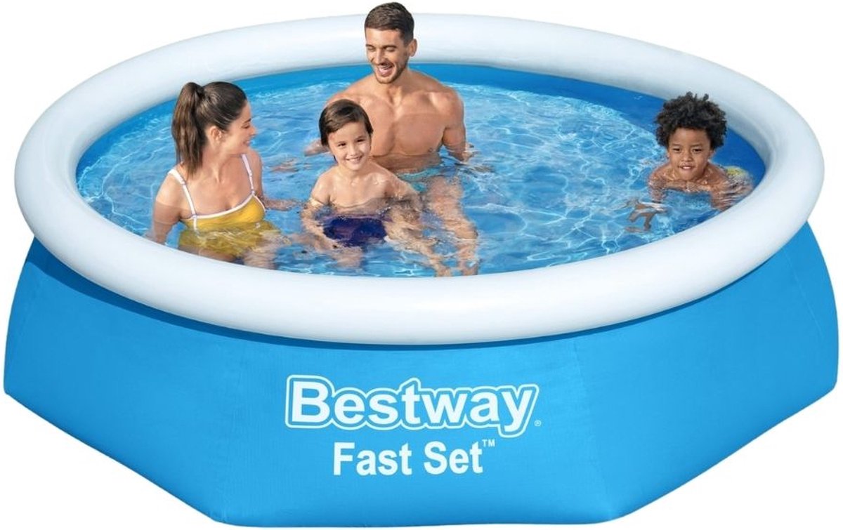 Bestway - Fast Set - Opblaasbaar zwembad - 244x61 cm - Rond