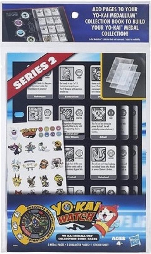Thumbnail van een extra afbeelding van het spel Yo-Kai Watch verzamelboek met stickers - Inclusief Medaille Serie 2