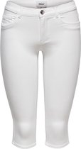 Only Jeans Onlrain Life Reg Sk Knickers Dnm No 15136463 White Dames Maat - M