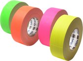 MagTape XTRA neon gaffa tape 50mm x 50m kleurenpakket