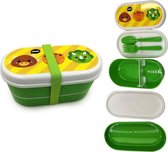 Bento Box - Lunch Box - Broodtrommel - Dinosaurus - Dino - Bentobox - Lunchbox - Brood Trommel - Snackdoos - Snack doos - Fruitbakje - Fruit Bakje