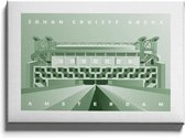 Walljar - Johan Cruijff ArenA - Muurdecoratie - Poster