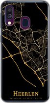Coque Samsung Galaxy A40 - Heerlen - Carte - Or - Coque de téléphone en Siliconen