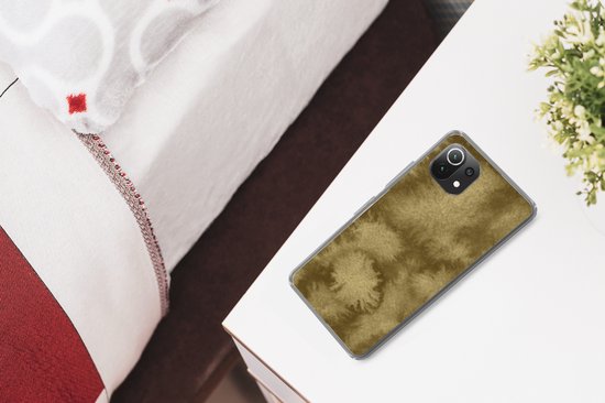 Convient pour coque Xiaomi 11T - Or - Peinture - Abstrait - Étui de téléphone en Siliconen