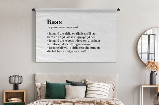 Tapisserie - Tapisserie - Patron - Citations - Travail - 180x120 cm - Tapisserie