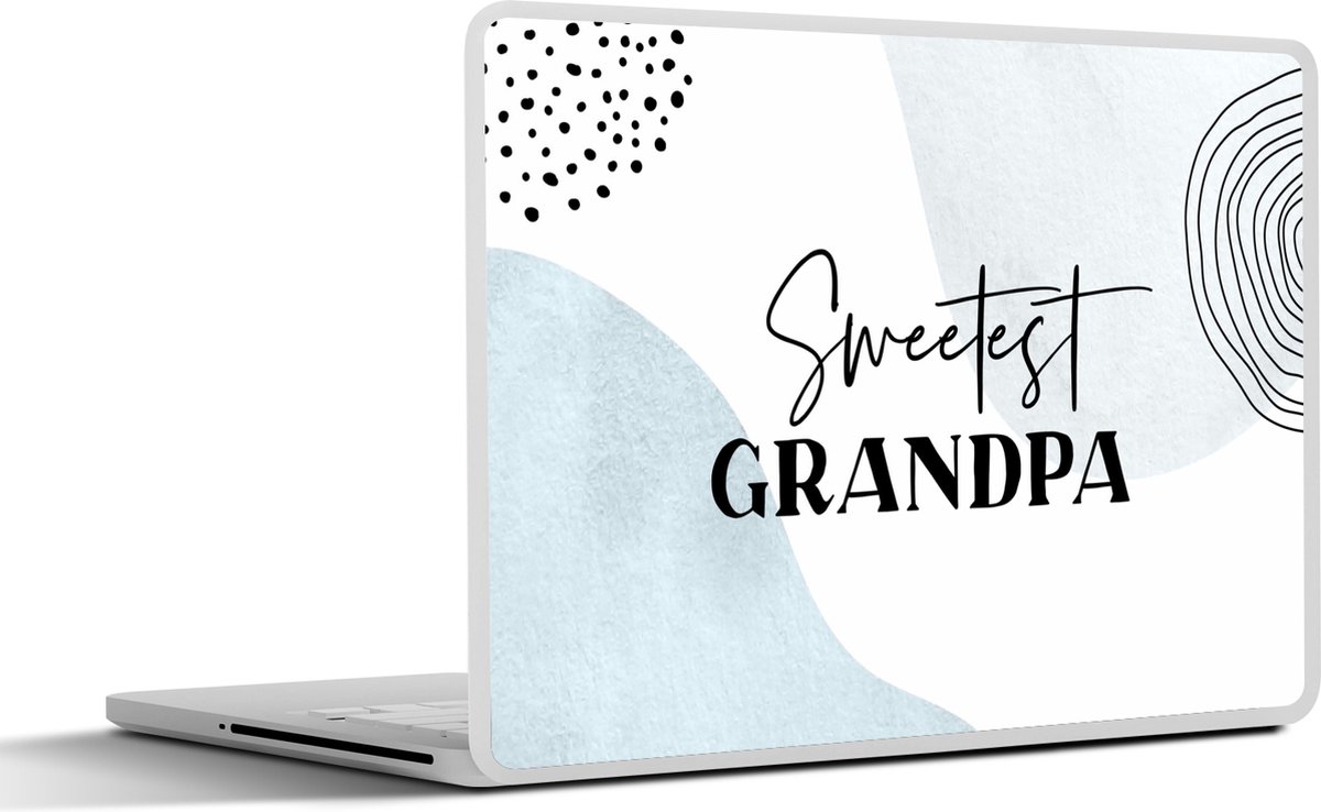 Laptop sticker - 12.3 inch - Spreuken - Opa - Liefde - Grandpa - 30x22cm - Laptopstickers - Laptop skin - Cover